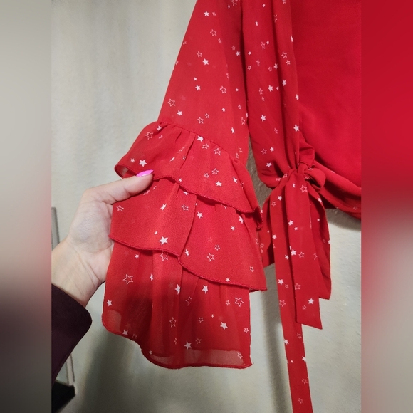 TOBI Wrap Crop Top Size XS NWT - Picture 4 of 6